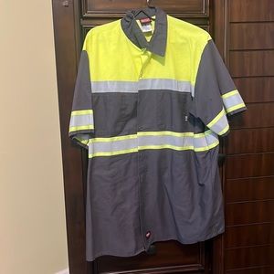 Men's Hi-Visibility Short Sleeve Work Shirt Type O, Class 1